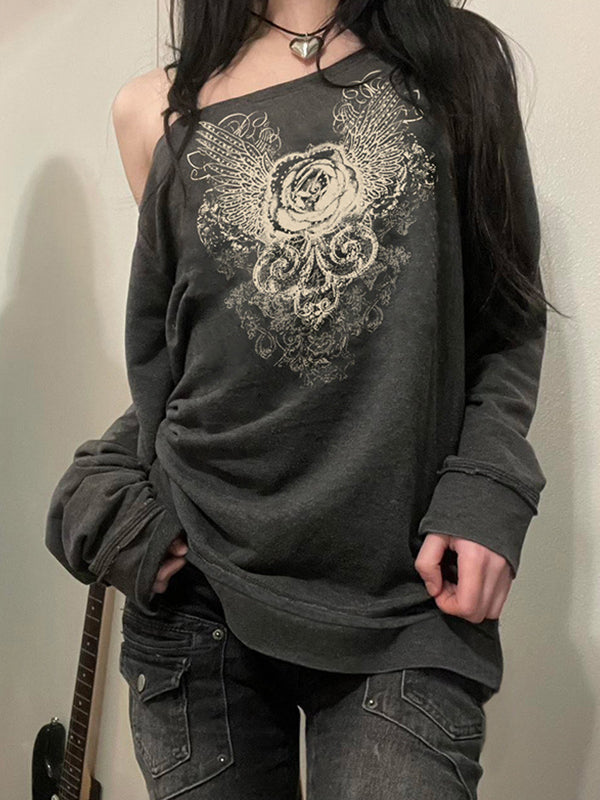 Niche Design Vintage Rose Sweatshirts/Nischen Design Vintage Rose Sweatshirts