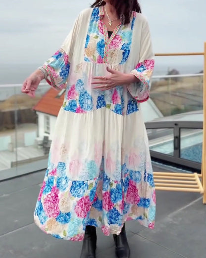 Kleid Bohemian Urlaub Maxi