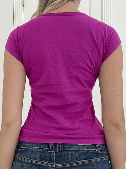 Rote Bete Lila Vintage Schmetterling Baby T-Shirt