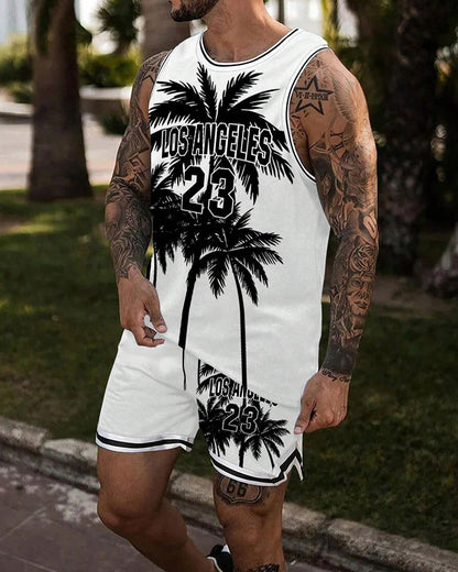 Set Ärmellos Tank Top Shorts