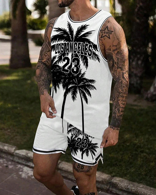 Set Ärmellos Tank Top Shorts