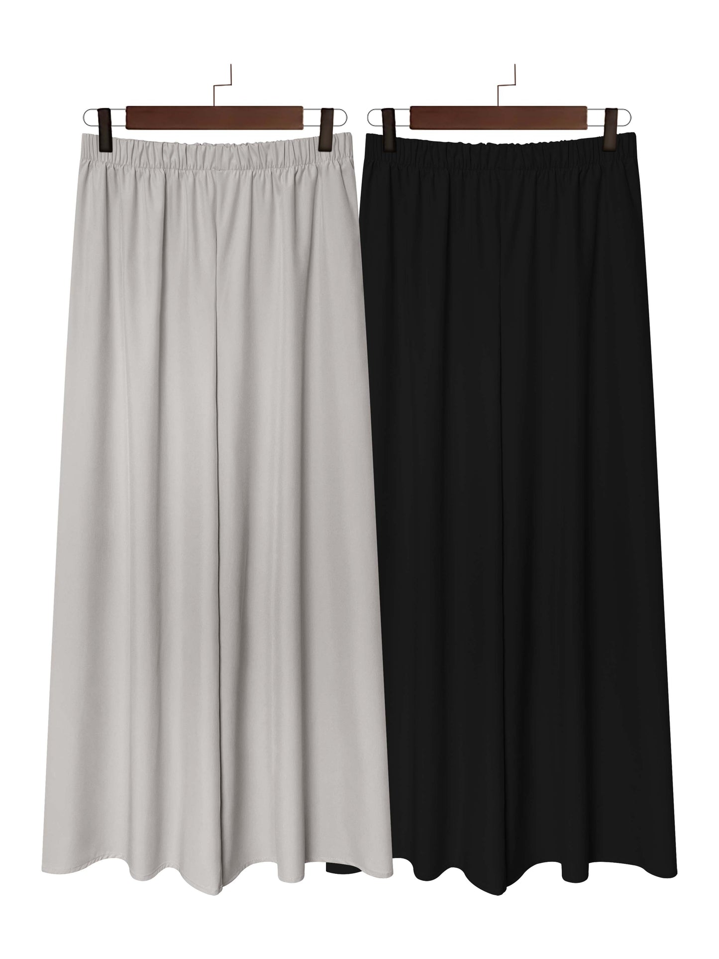 Black wide trousers - Nora