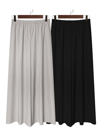 Black wide trousers - Nora