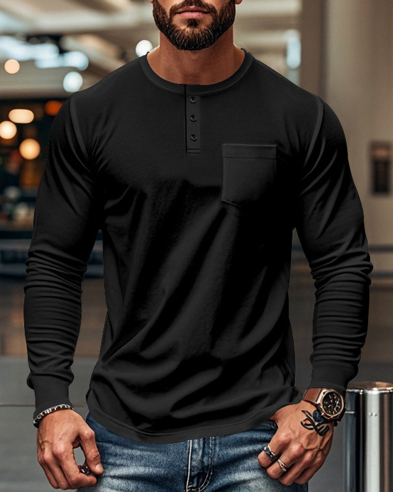 Top Atmungsaktiv Pullover Langarm Herren