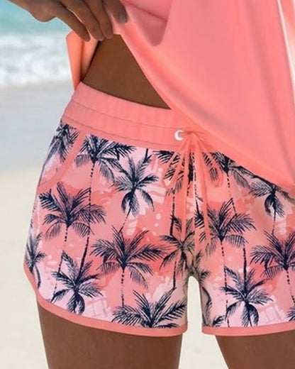 Tankini Sport Weste Palmenbaum Druck