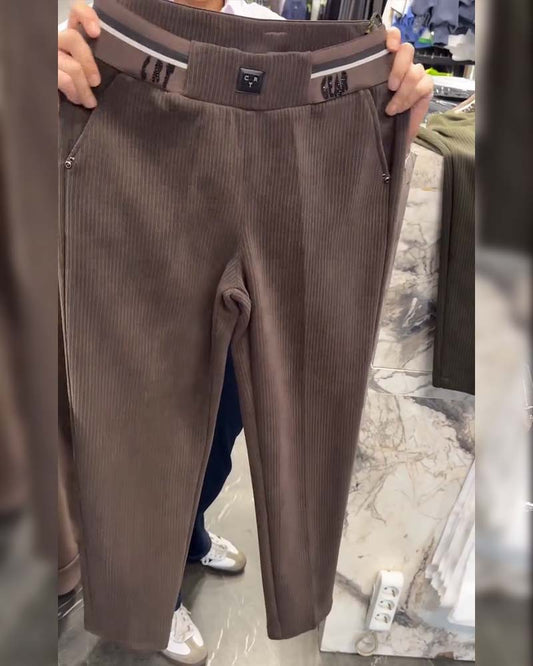 Hose casual Gummizug verjüngt