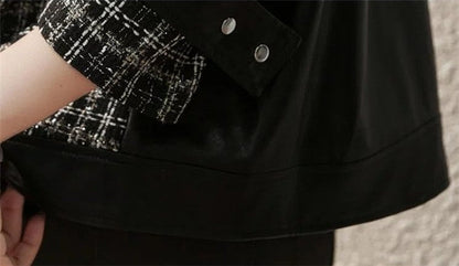 Locker lässig Ledermantel