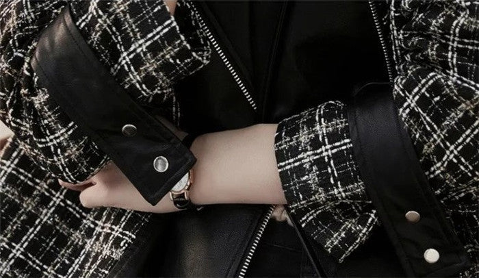 Locker lässig Ledermantel