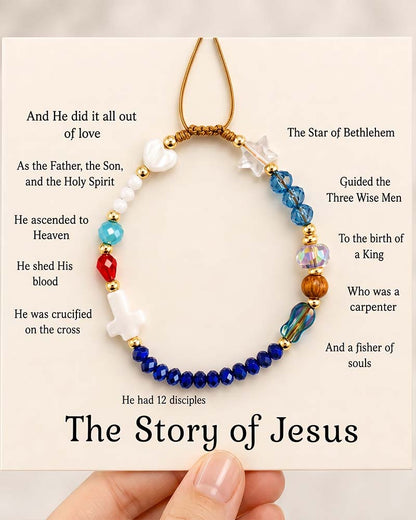 ✝️ Handgefertigtes Jesus Armband ❤️ Trage Die Geschichte. Trage Den Glauben.