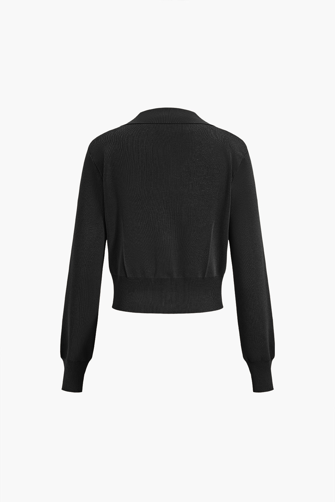 Einfarbiges Vintage Crop Top mit Knopfleiste und Maxirock Set