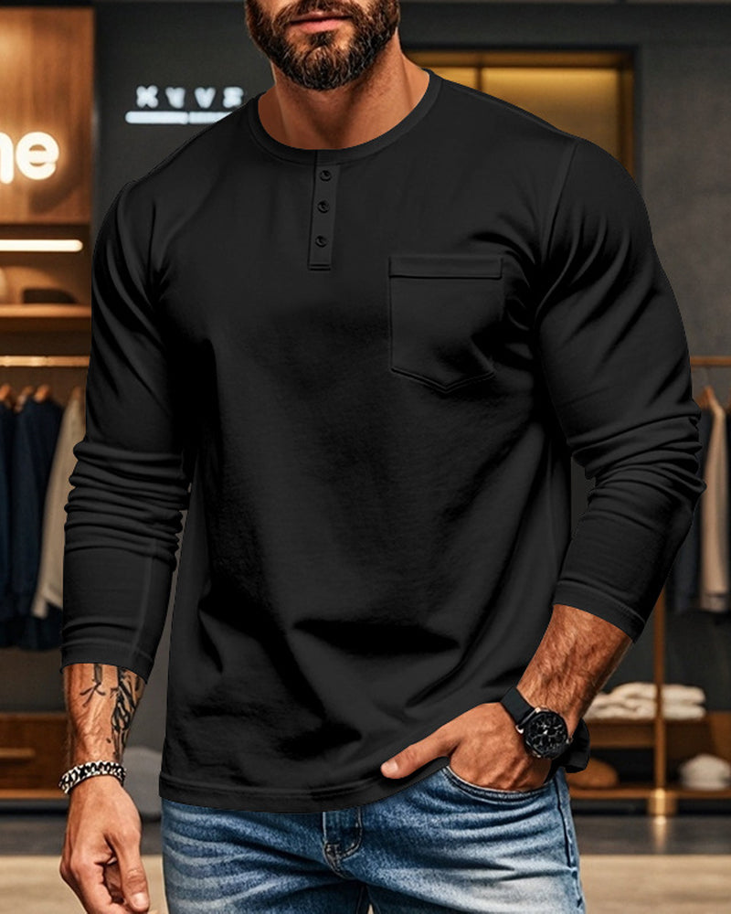 Top Atmungsaktiv Pullover Langarm Herren