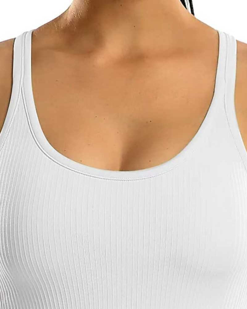 Tanktop Mit Eingebautem Bh Und Racerback