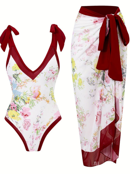 Floral print swimsuit - Anna