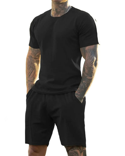 Set Rundhals Casual Sportlich