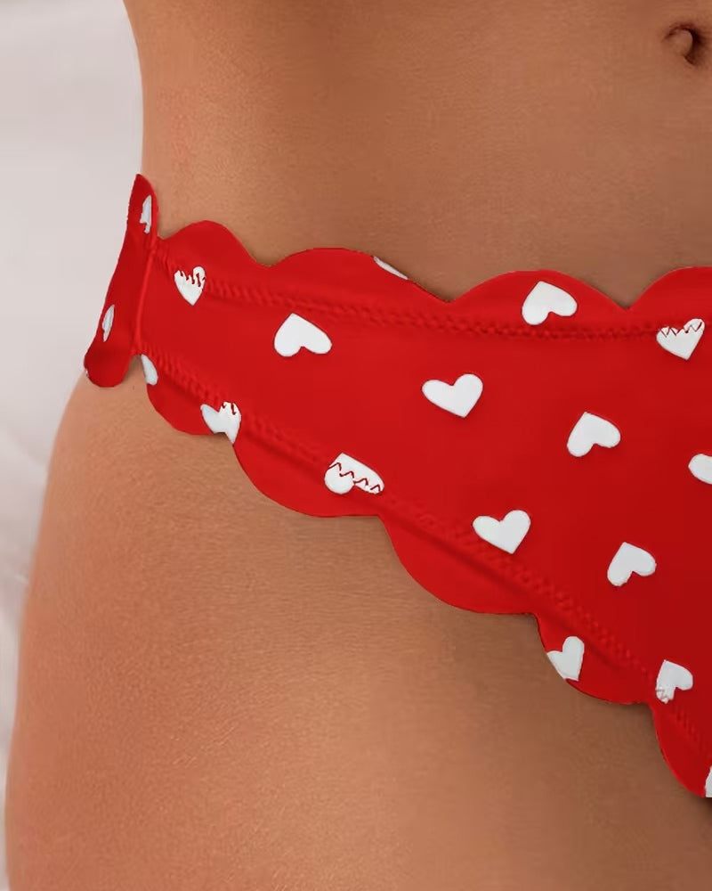 Bikini Einfach Herz Bh-Stil