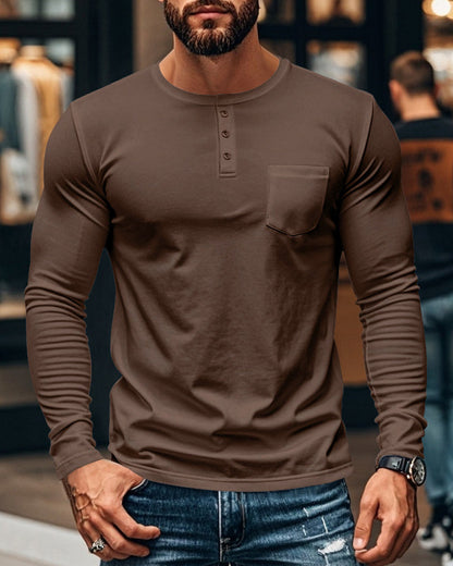 Top Atmungsaktiv Pullover Langarm Herren