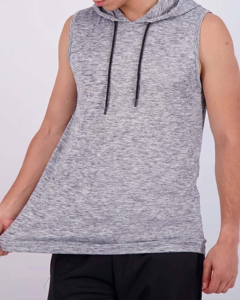 Tank Top Ärmellos Kapuze Sport