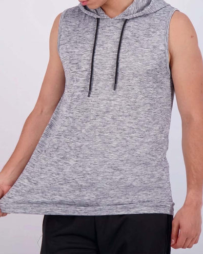 Tank Top Ärmellos Kapuze Sport