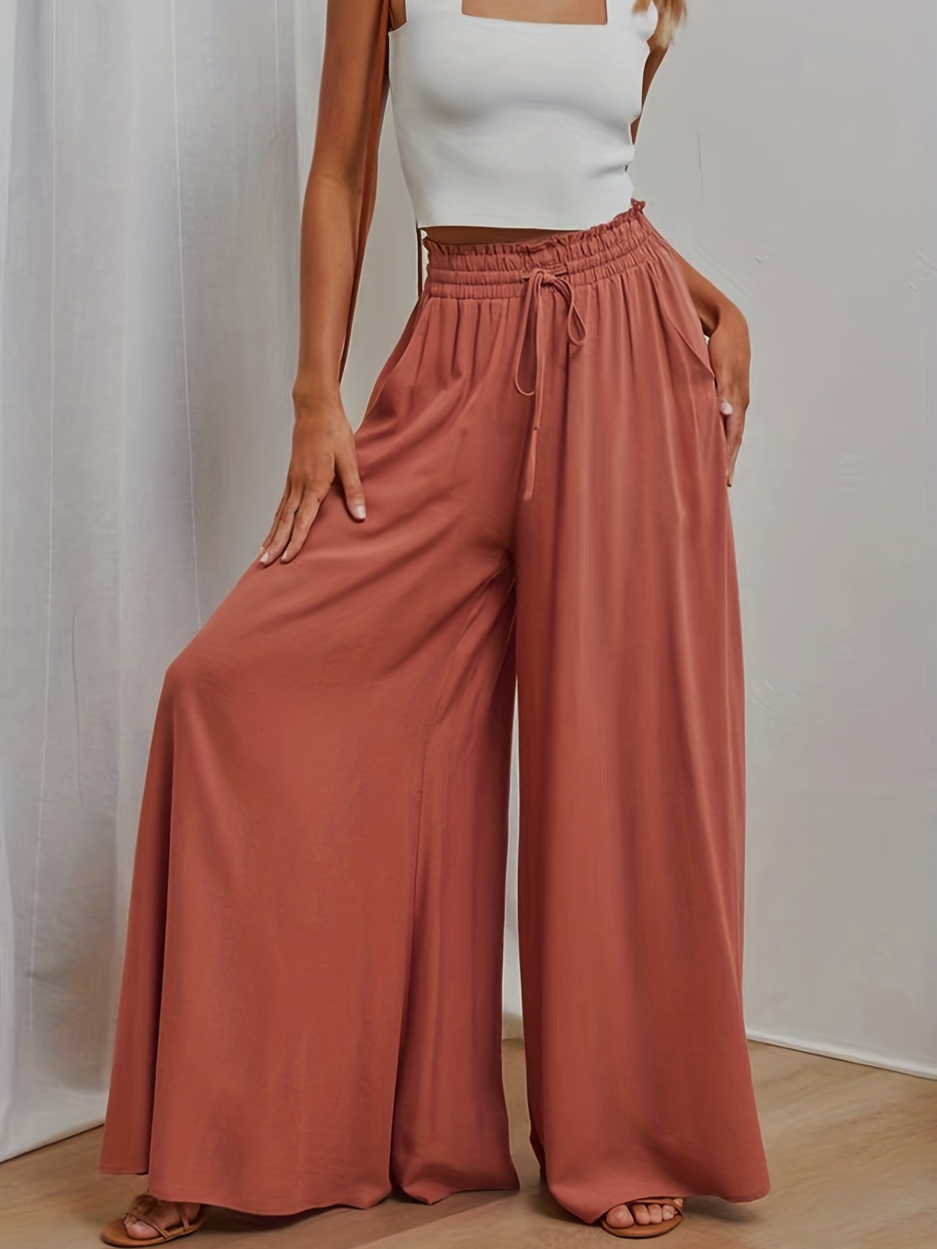 Black Palazzo Pants - Clara