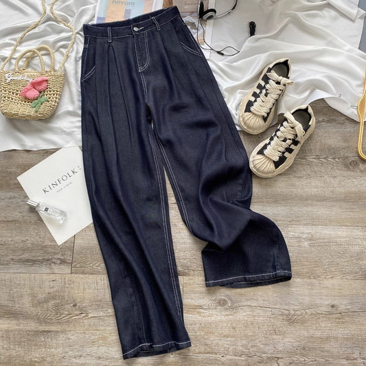 High Waisted Wide Leg Jeans for Women - Sheila