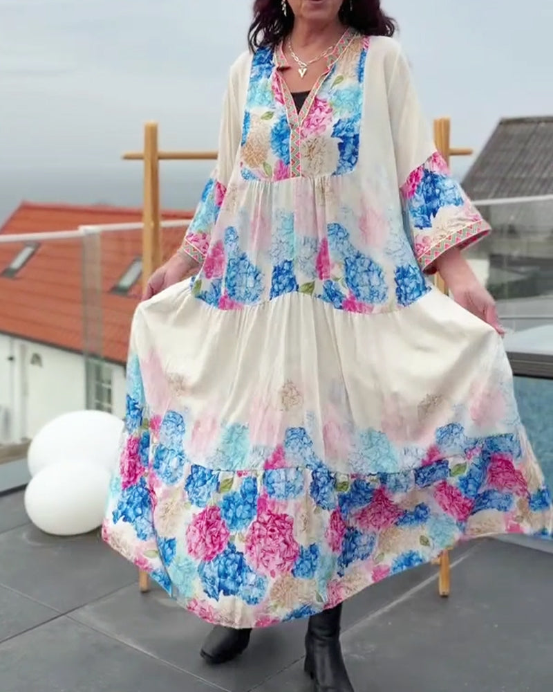 Kleid Bohemian Urlaub Maxi