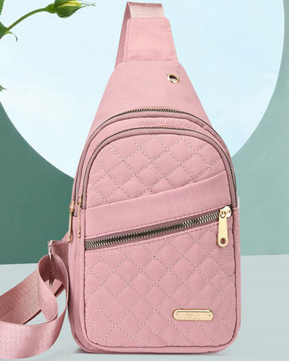 Tasche Damen Mode Bestickt Gesteppt Brust