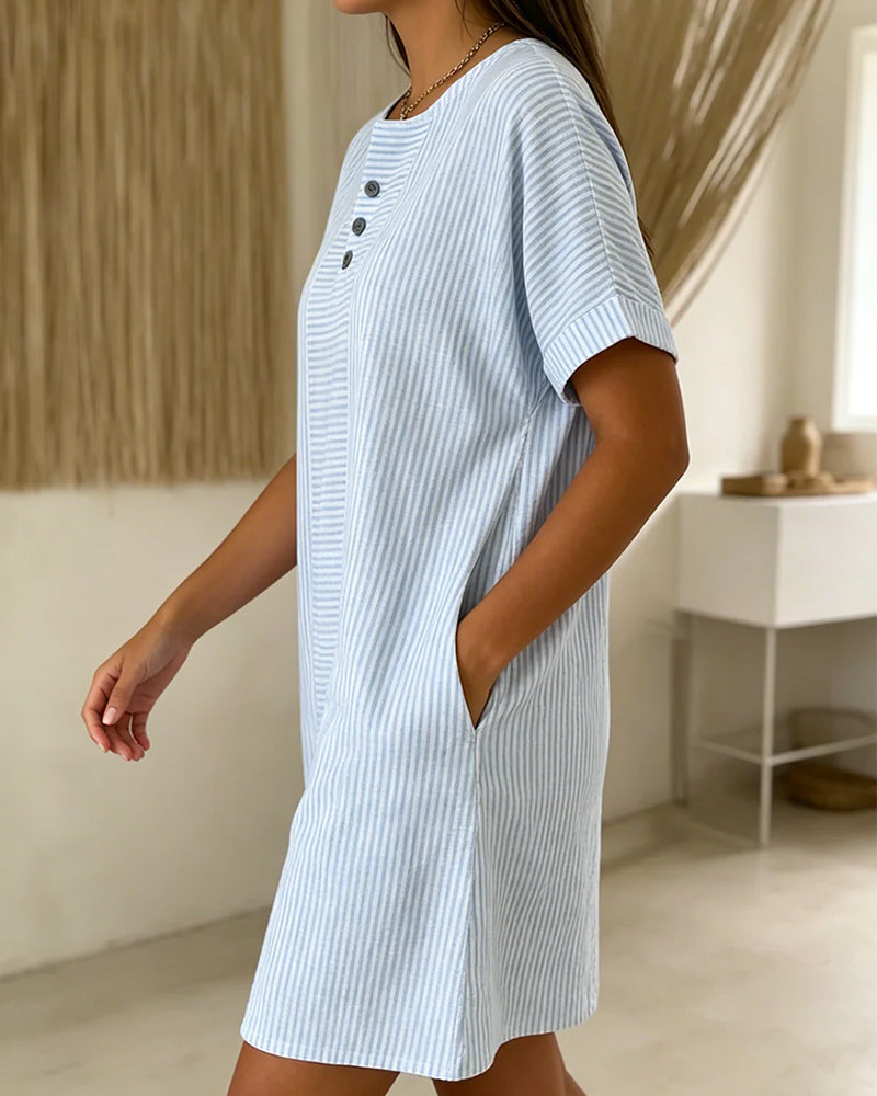 Kleid Kurzarm Shift
