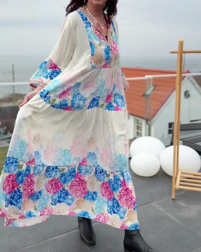 Kleid Bohemian Urlaub Maxi