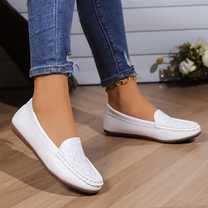 White Loafers - Mia