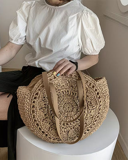 Tasche Handgeflochten Stroh