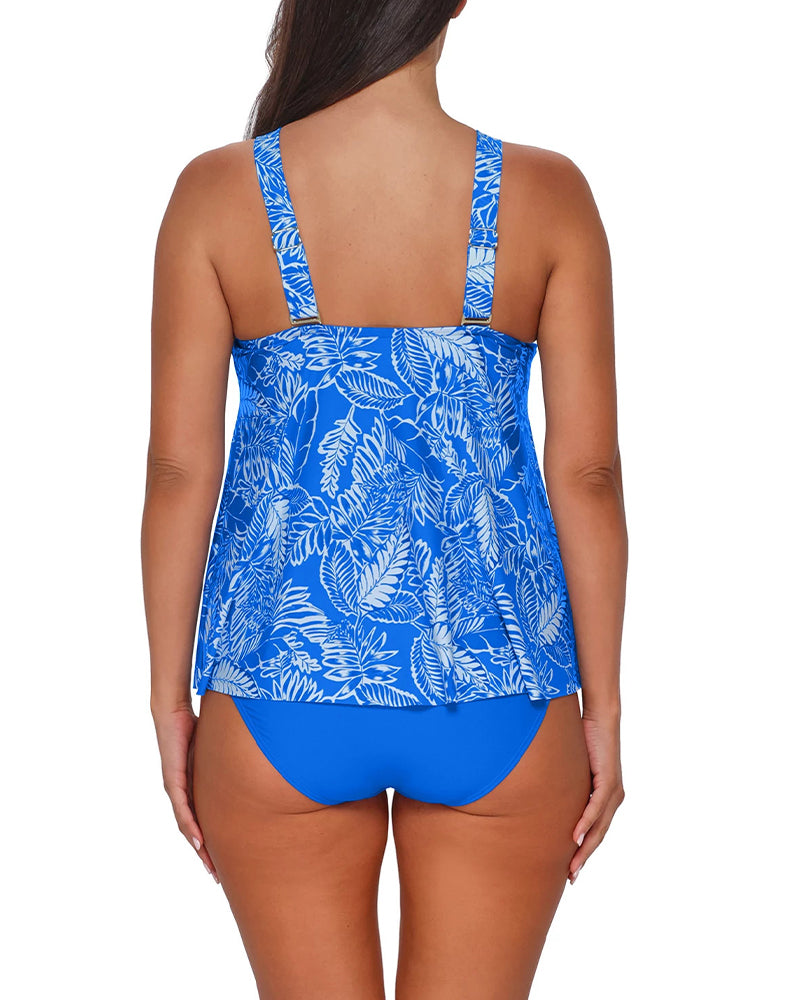 Tankini Top Blumig