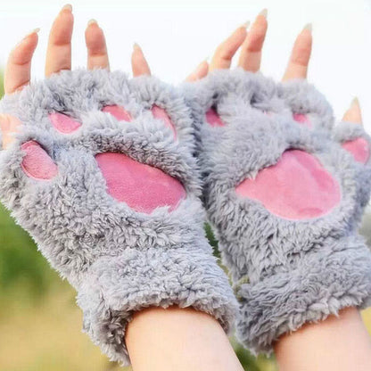 Warme Handschuhe Mit Bärentatze