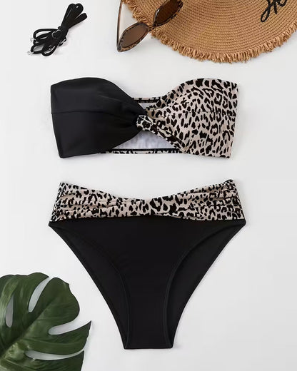 Bikini Bralette Leopardenprint