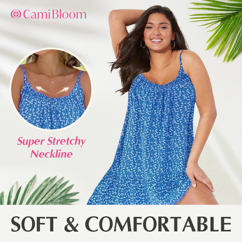 🎉50% Rabatt 🛍️ Camisole-Kleid mit Blumenmuster