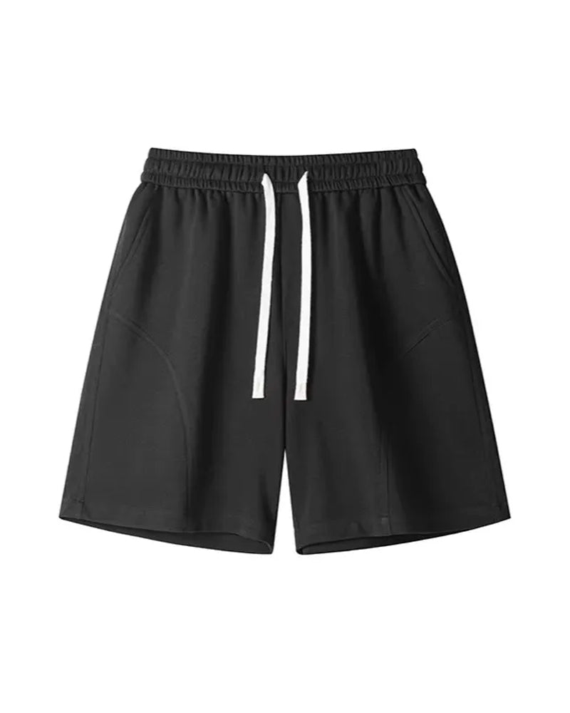 Shorts Lässig Gerades Bein Kordelzug Bermuda