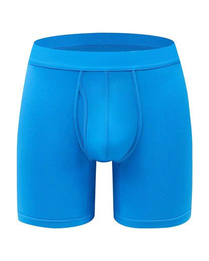 Herren Einfarbig Bambusfaser Dehnbare Boxershorts, Atmungsaktive Bequeme Unterwäsche Für Den Täglichen Gebrauch, Lässige Herren Unterwäsche Für Alle Jahreszeiten