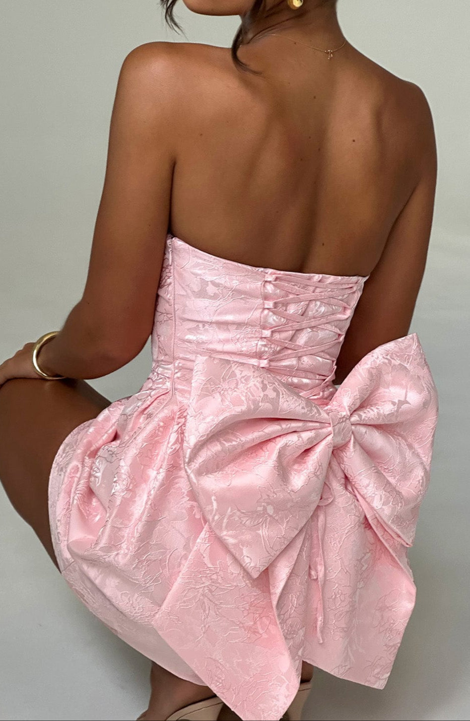 Hagne Minikleid – Blassrosa