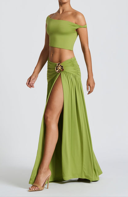 Brunetta Top – Olivgrün