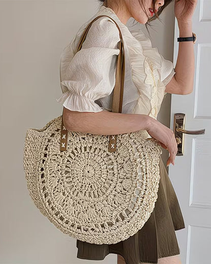 Tasche Handgeflochten Stroh