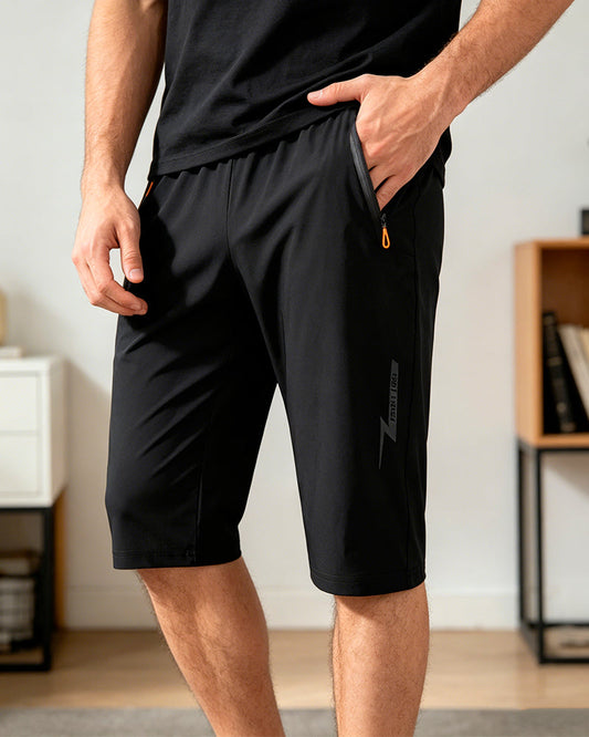Shorts Herren Lässig Sport Einfarbig Fünf Punkte
