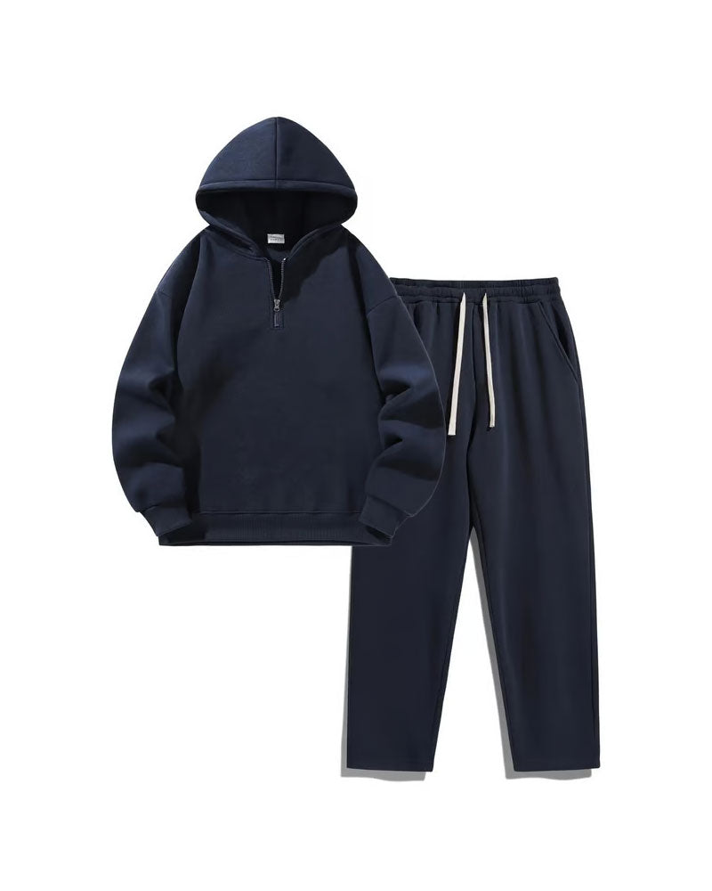 Set Mit Halbzip-Hoodie