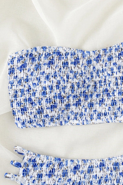 Bikini Kleiner Blumenprint Bandeau