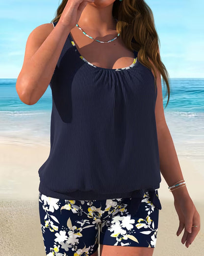 Tankini Blumenprint Shorty