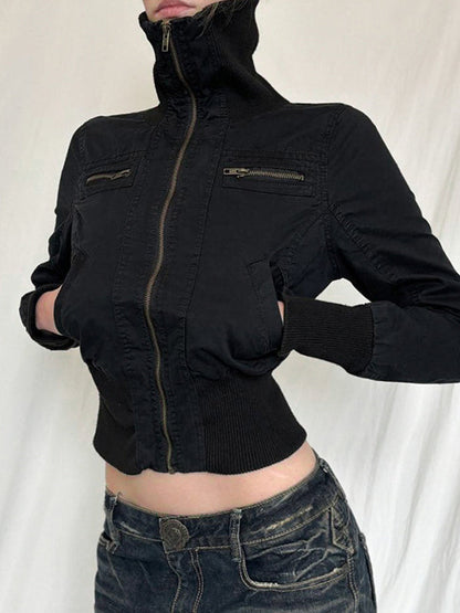 Waist Slimming Zipper Jacket/Taillenverschlankende Jacke mit Reißverschluss