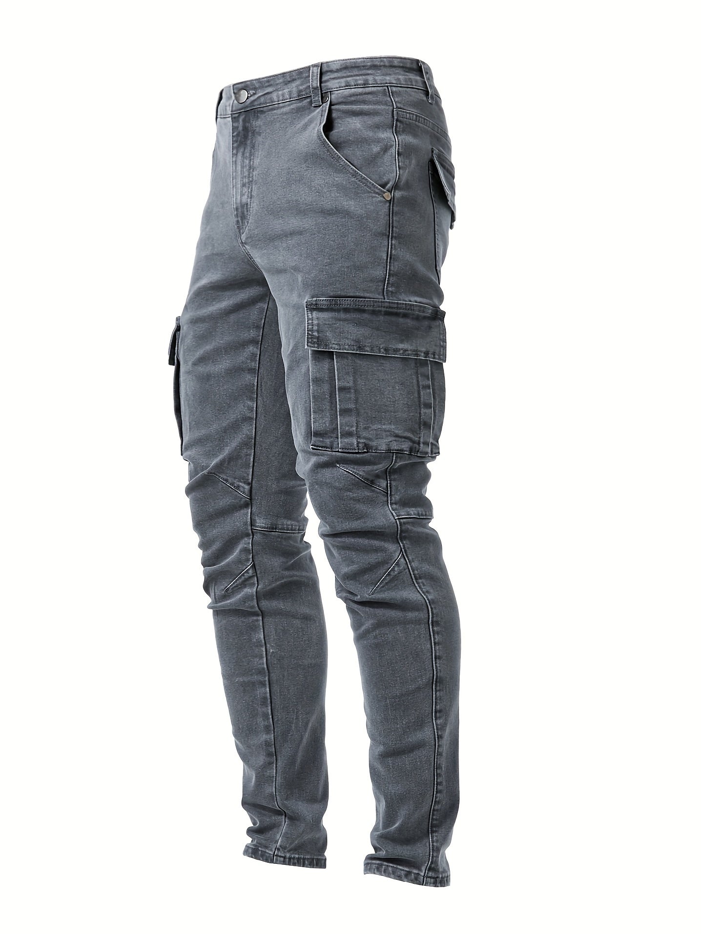 Grey Cargo Jeans - Max