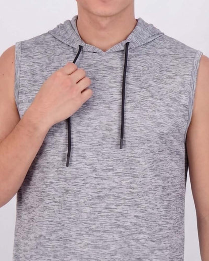Tank Top Ärmellos Kapuze Sport