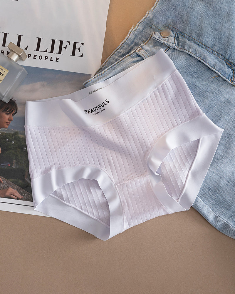 Long-Staple Cotton High Waist Briefs