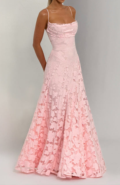 Robe longue Rachele – Blush