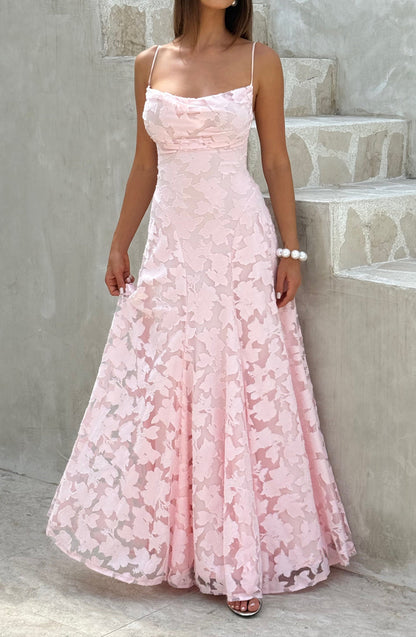 Robe longue Rachele – Blush