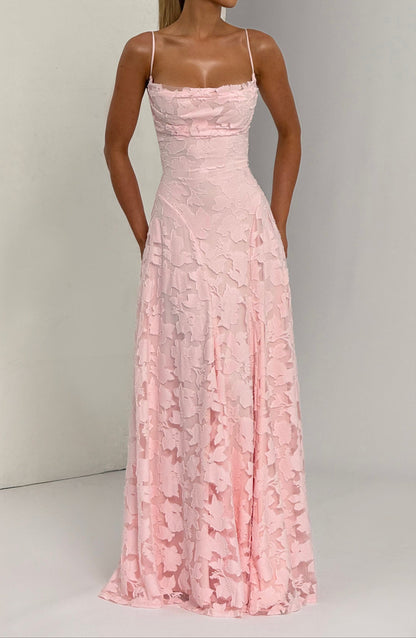 Robe longue Rachele – Blush